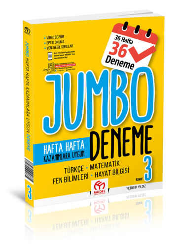 3.Sınıf Jumbo Tüm Dersler Deneme