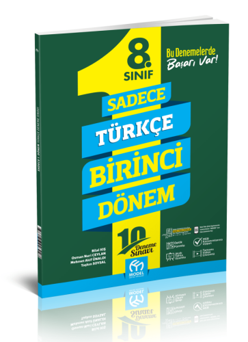 8. Sınıf Türkçe Sadece Birinci Dönem Deneme